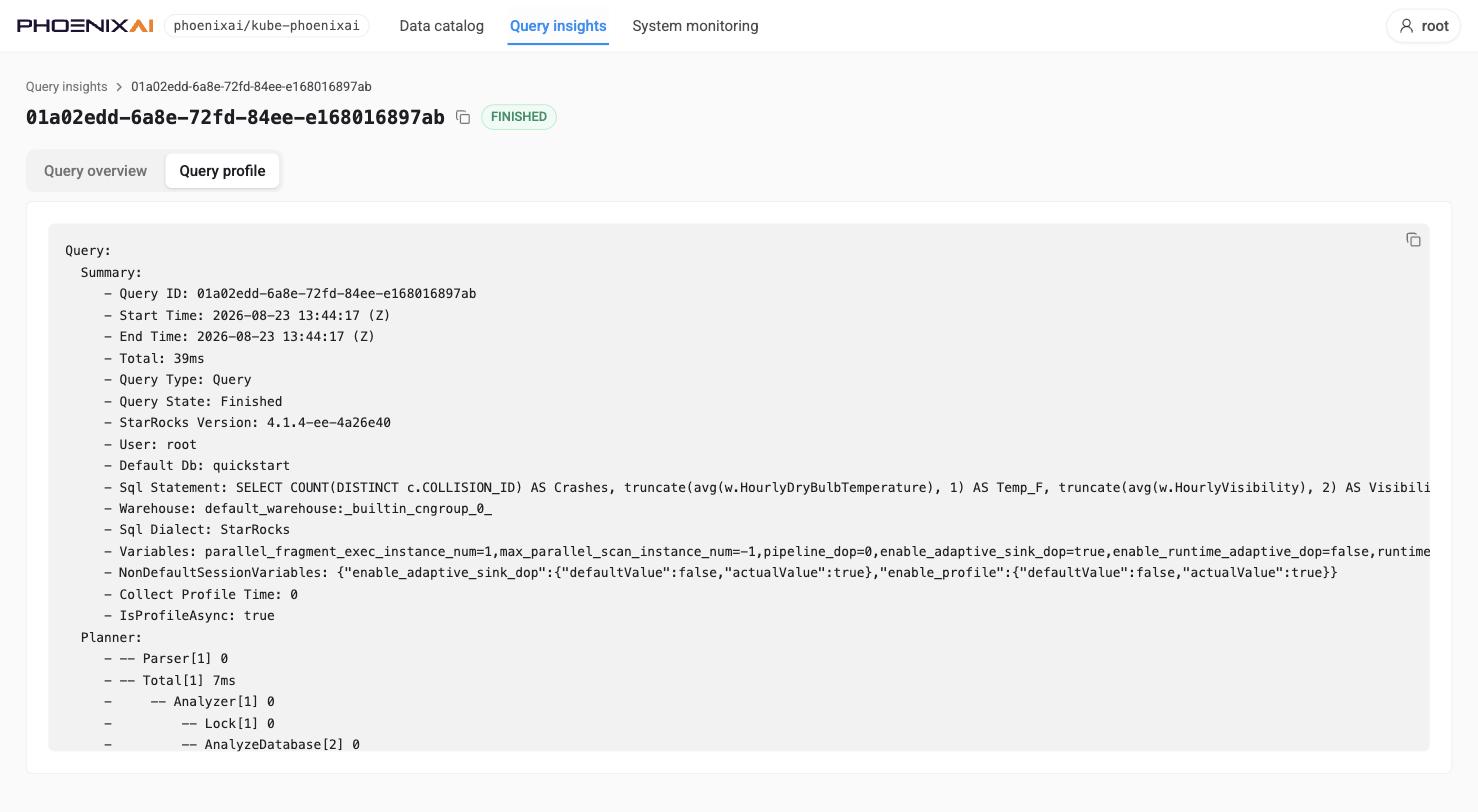 Query profile