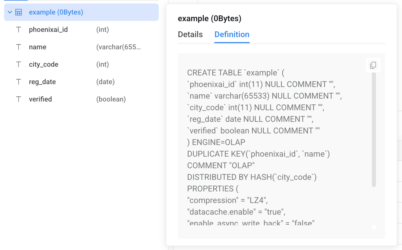 SQL editor2