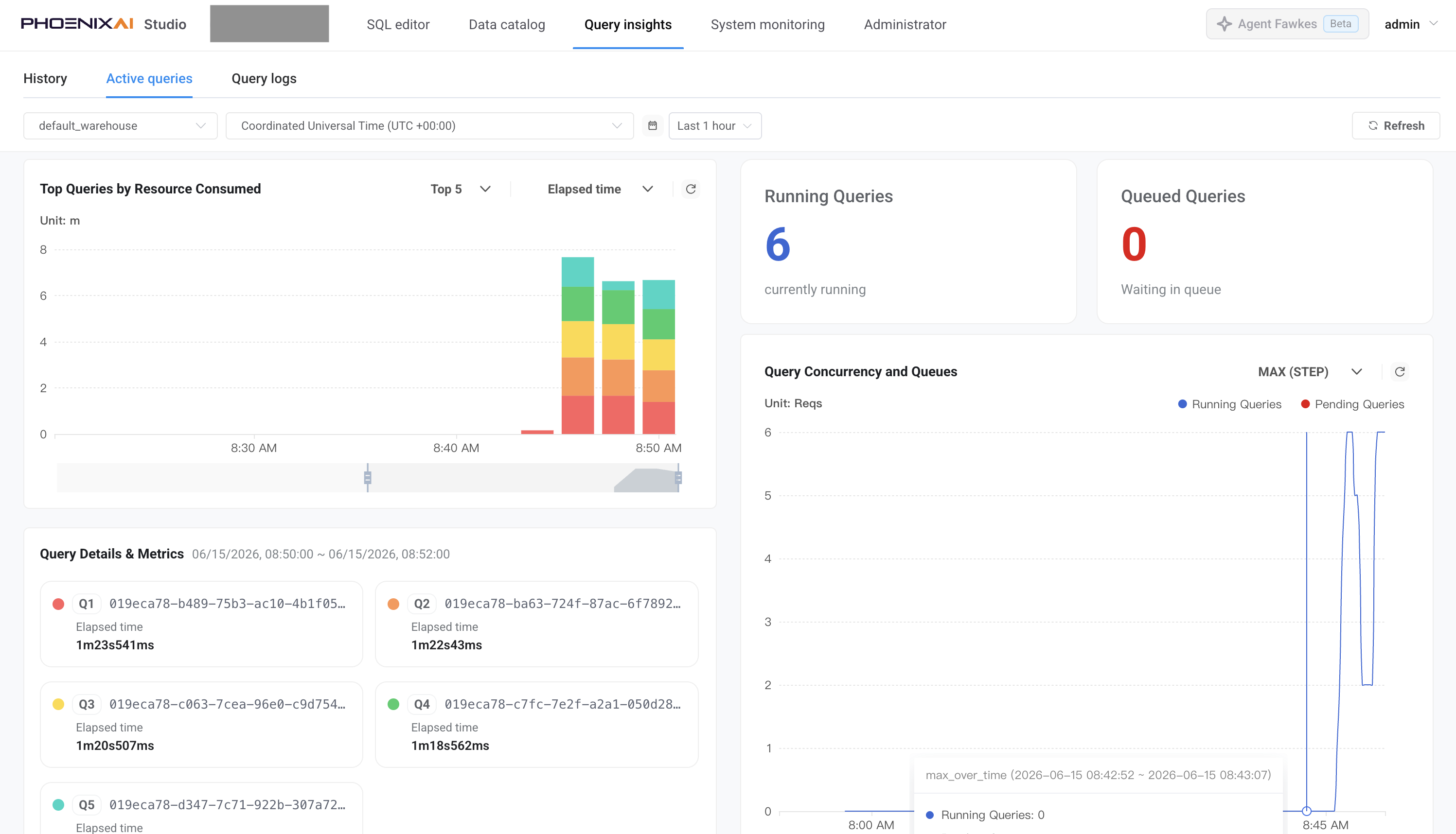 Active queries