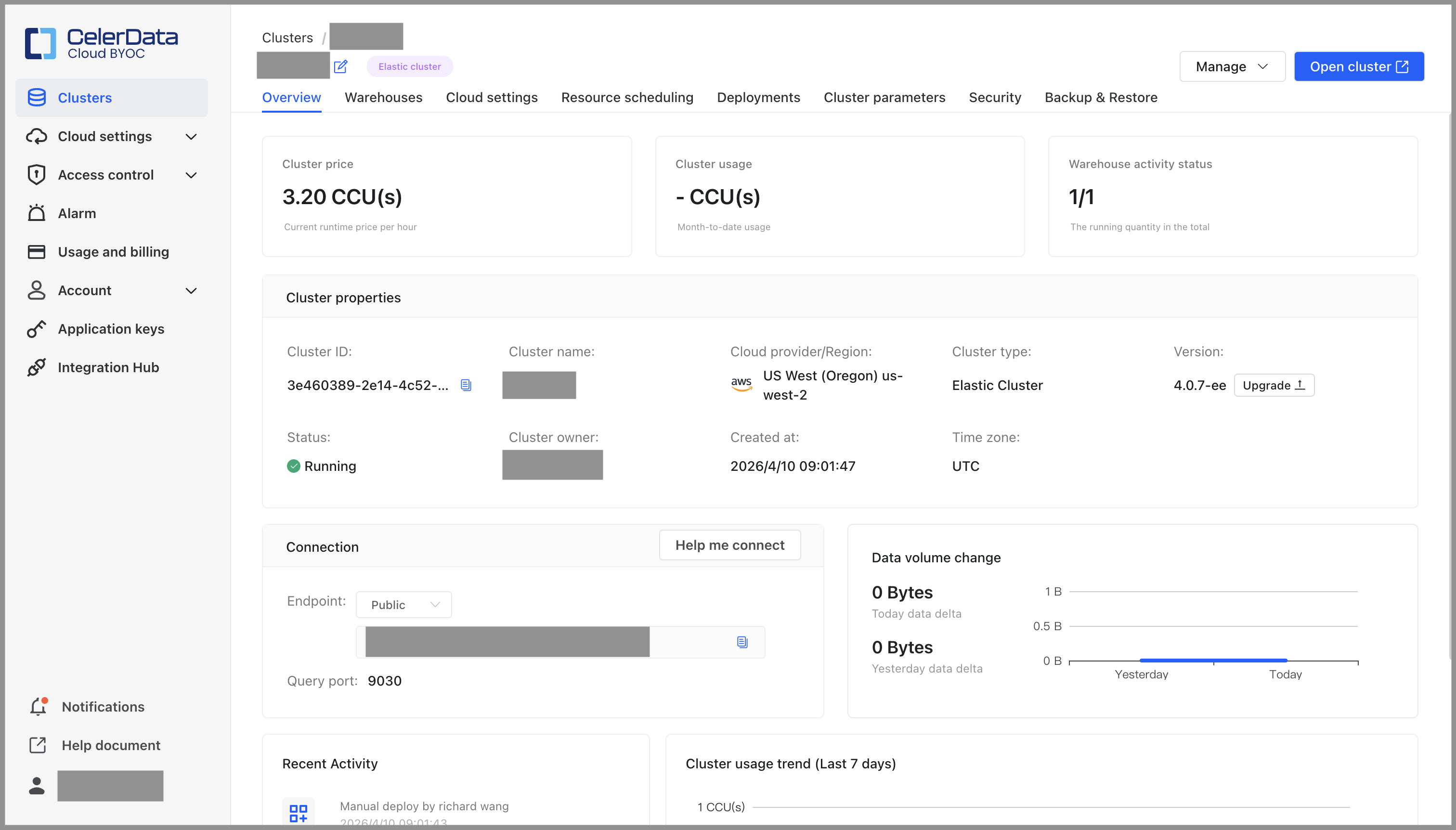 View Clusters - Overview